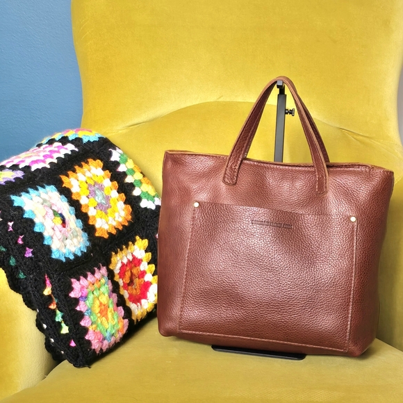 Portland Leather Handbags - Portland Leather Goods Mini Zippered Tote